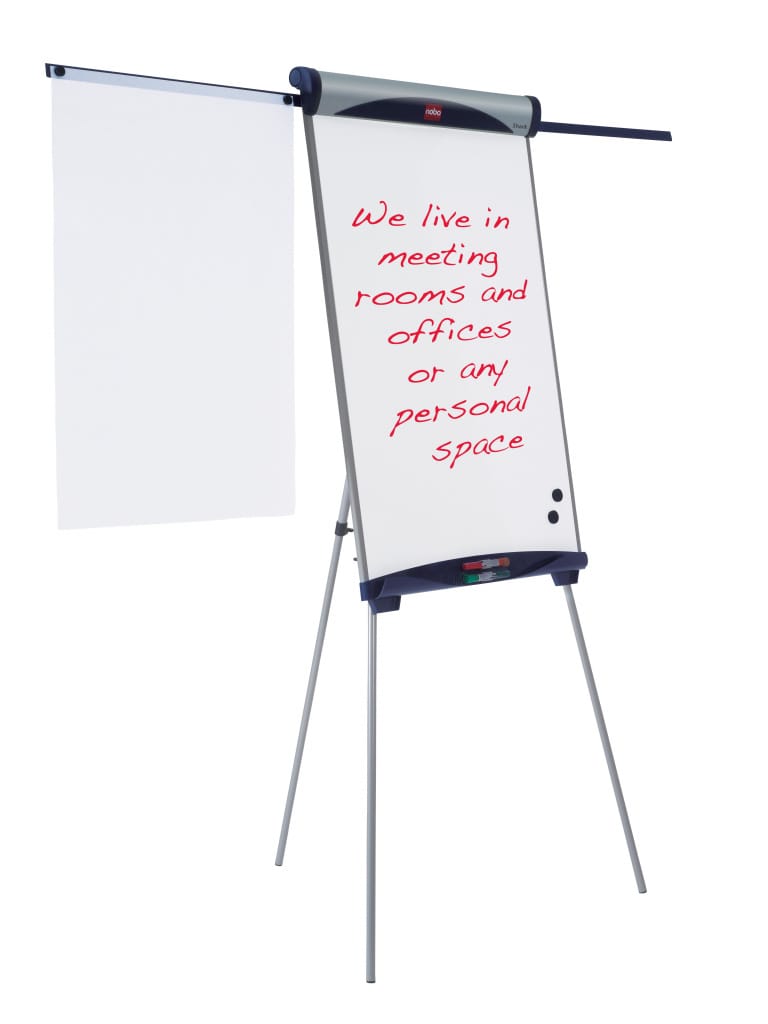 Stalak flipchart+bijela ploča 69x100 cm Shark Nobo 1901918 - Slika 3