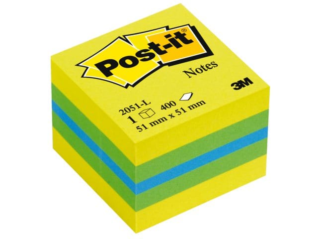 Alternative view of Blok samoljepljiv kocka 51x51 mm 400L Post-it 3M.2051L