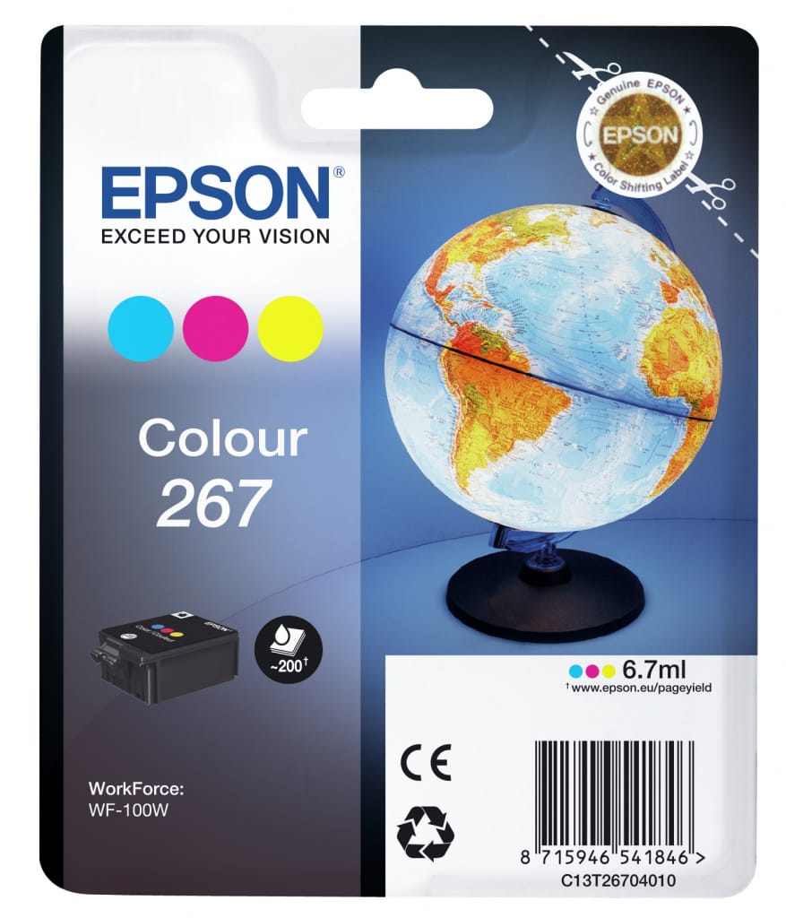 EPSON 2LB 267 ink cartridge cyan magenta