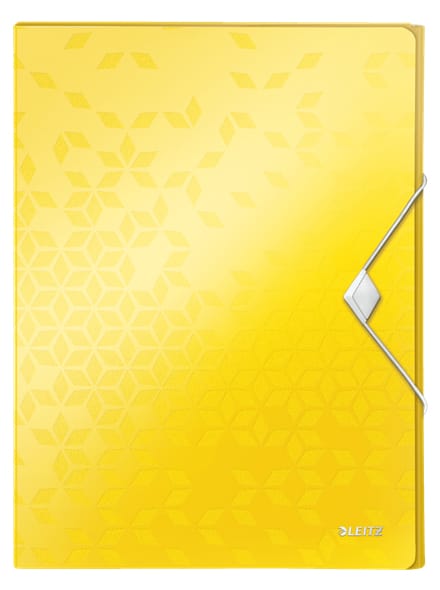 Alternative view of Mapa s gumicom hrbat-30 mm A4 pp Wow Leitz 46290116 žuta