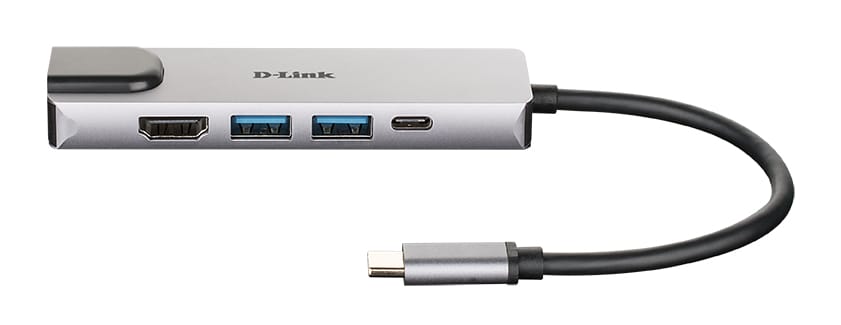 Alternative view of D-Link DUB-M520, 5‑in‑1 USB‑C Hub sa HDMI/Ethernet i napajanjem