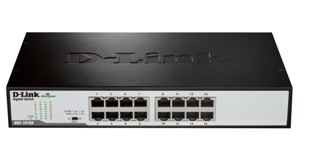 Alternative view of D-Link switch neupravljivi, DGS-1016D/E