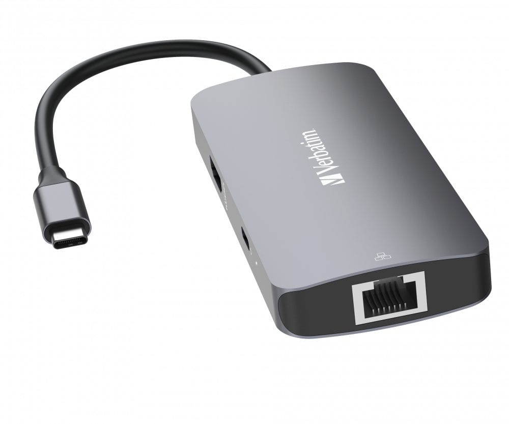 Alternative view of Verbatim CMH-05 Pro Multiport 5-portni USB-C HUB: 1xHDMI, 1xRJ45, 2xUSB-A, 1xUSB-C PD