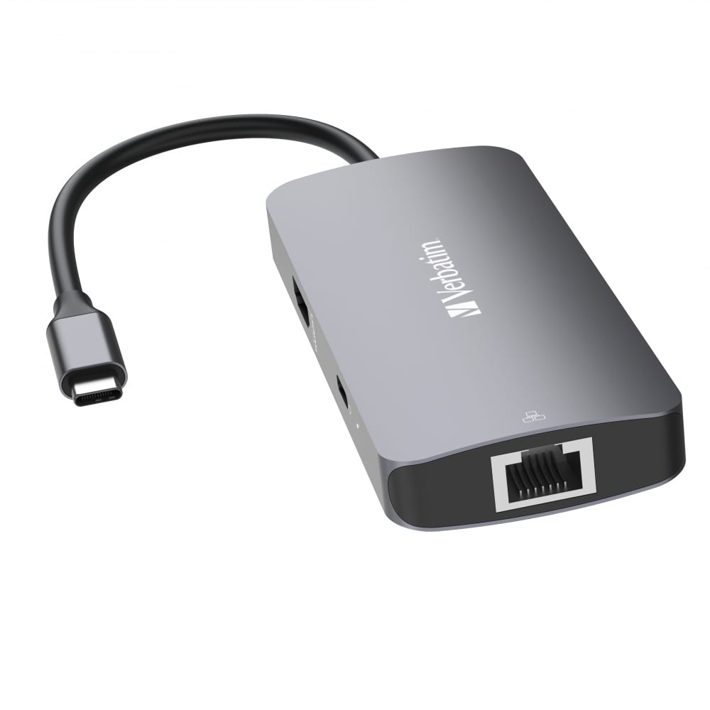 Verbatim CMH-05 Pro Multiport 5-portni USB-C HUB: 1xHDMI, 1xRJ45, 2xUSB-A, 1xUSB-C PD - Slika 2