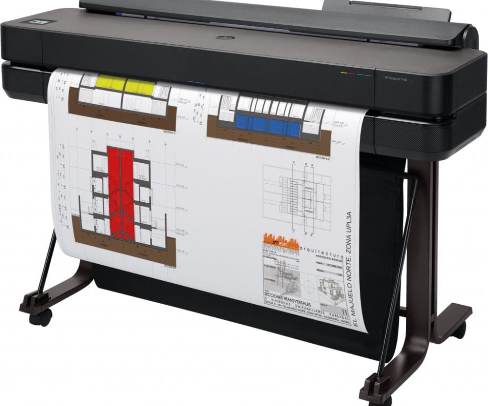 Alternative view of HP DesignJet T650 36inch Printer 2025