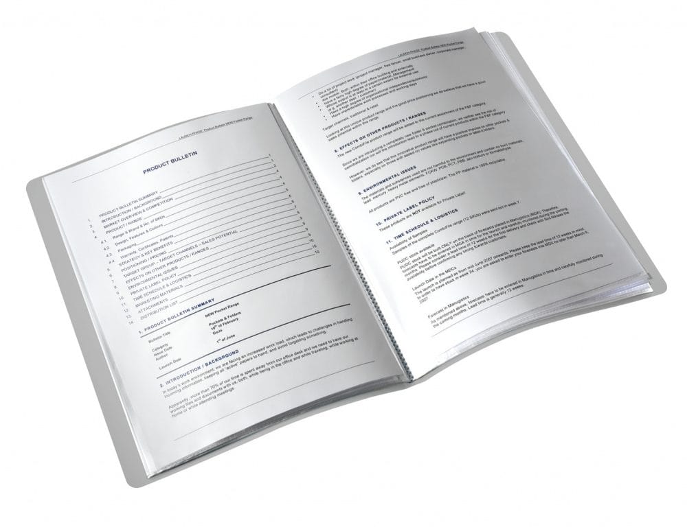 Alternative view of Mapa uložna varena A4 s  20 fascikli "U" Style Leitz 39580028 bordo