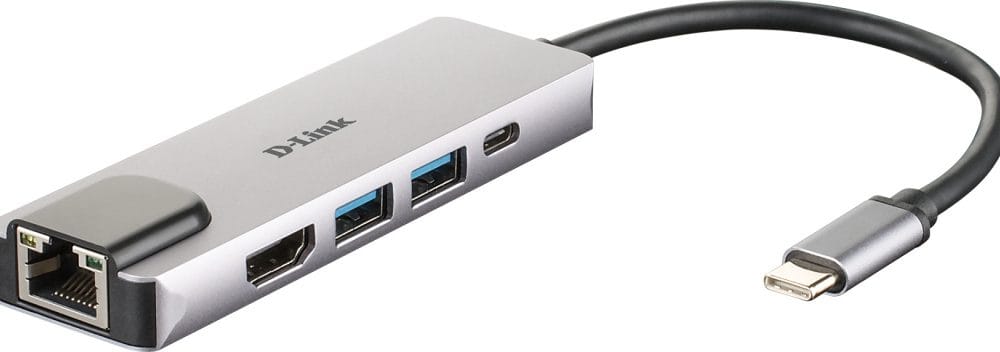 D-Link DUB-M520, 5‑in‑1 USB‑C Hub sa HDMI/Ethernet i napajanjem