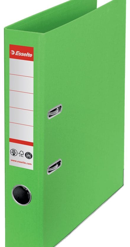 Registrator A4 uski samostojeći CO2 neutral Vivida Esselte 627574 zeleni!!
