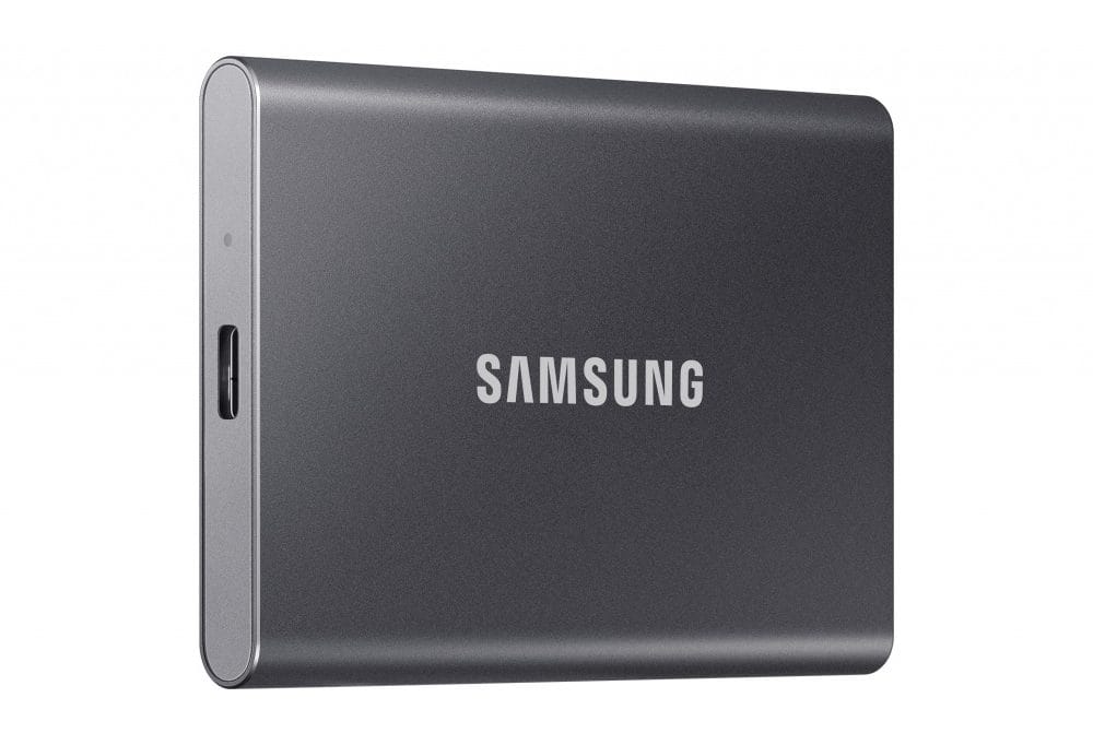 Alternative view of SSD Eksterni 1TB Samsung Portable T7 Titan Gray USB 3.2 MU-PC1T0T/WW
