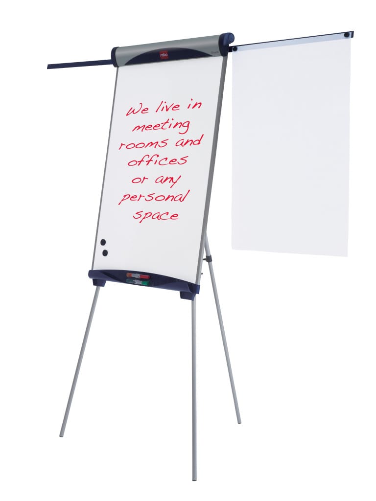Stalak flipchart+bijela ploča 69x100 cm Shark Nobo 1901918 - Slika 2