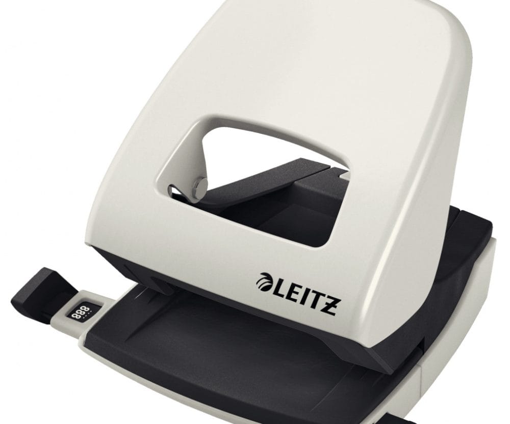 Bušač 2 rupe do  30 listova Leitz 50080085 sivi