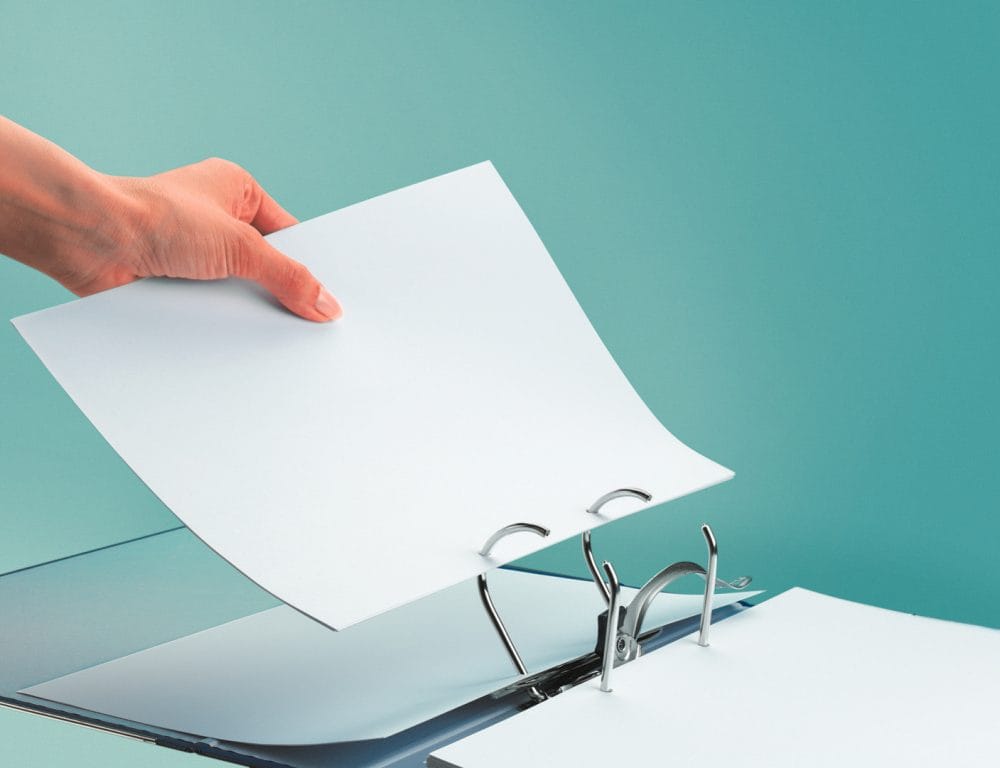 Alternative view of Registrator A4 uski samostojeći 180° Leitz 10155052 petrolej