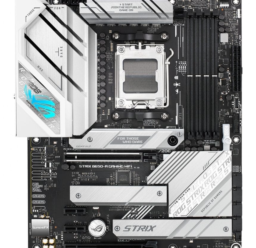 Alternative view of ASUS ROG STRIX B650-A GAMING WIFI MB