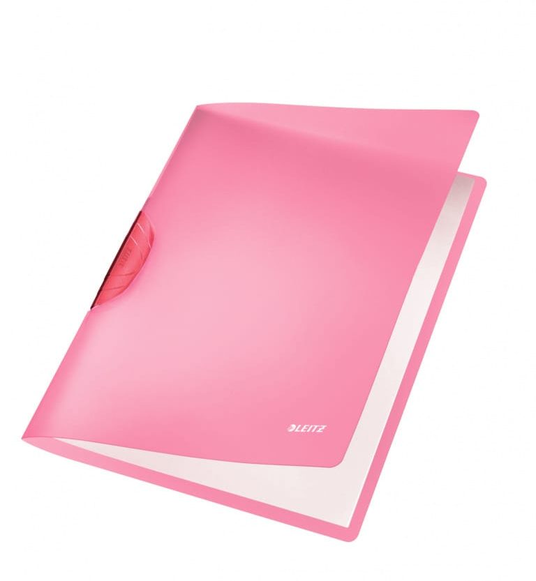 Fascikl klip pp A4 Color R-Bow Leitz 41760125 crveni