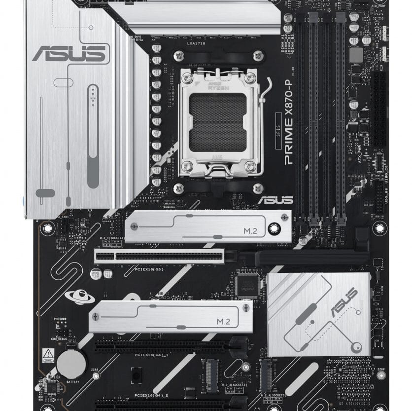 Alternative view of ASUS PRIME X870-P AM5