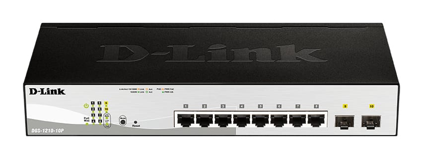 D-Link switch web upravljivi DGS-1210-10P