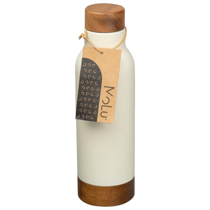Boca termo MoLu Cote d'Azur 3978 metalna s drvenim poklopcem 630 ml bijela