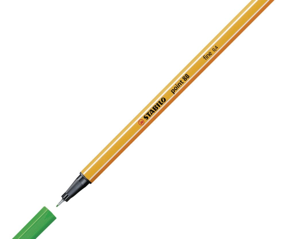 Alternative view of Flomaster 0,4 mm Point 88/36 Stabilo zeleni