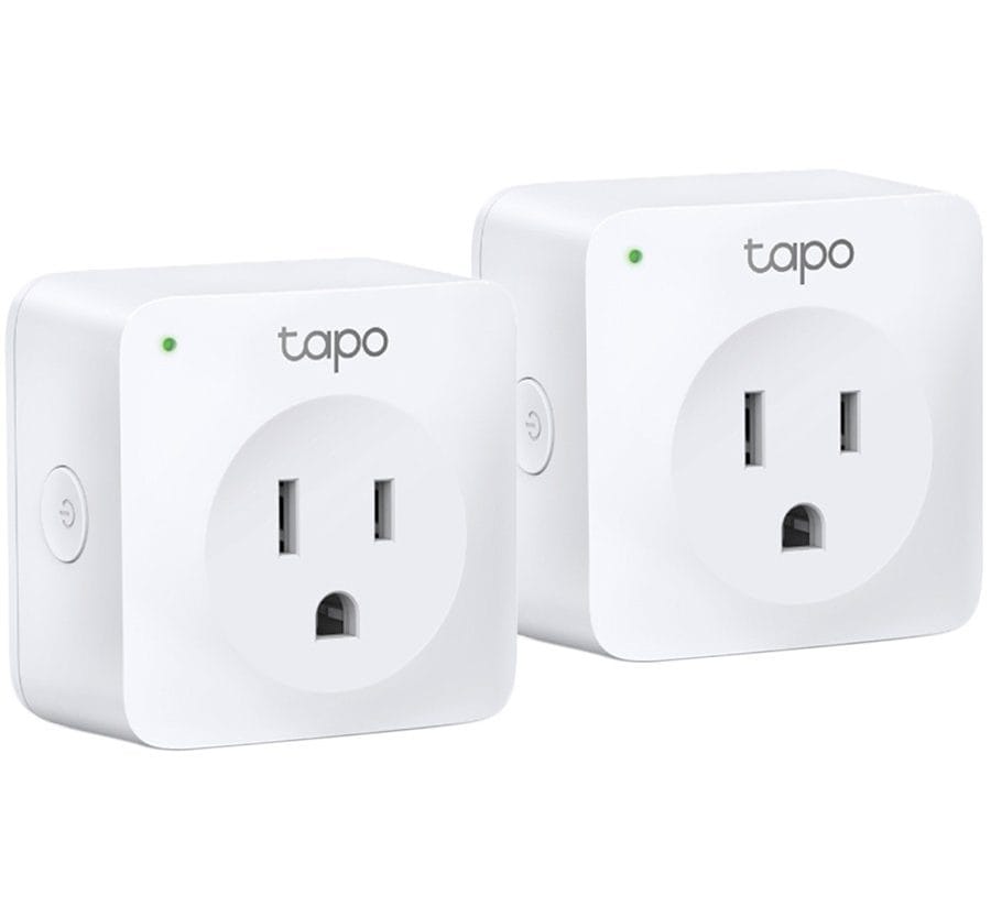 TP-Link Tapo P100 (2-pack), Mini Smart Wi-Fi Socket, Remote Control for Home Appliances, IEEE 802.11b/g/n, Bluetooth 4.2, Wi-Fi 2.4GHz, Android 4.4+, iOS 9.0+