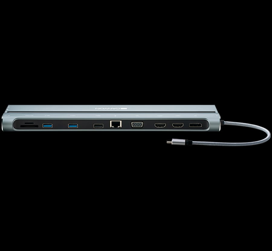 CANYON hub DS-9 14in1 USB-C Space Grey