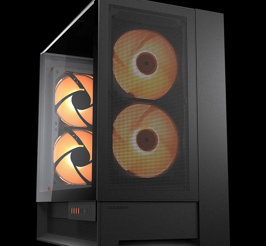 COUGAR OmnyX PC Case, Mid Tower, Black
