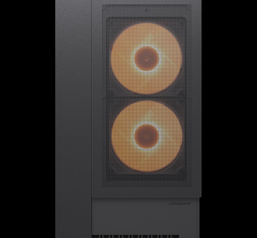 Alternative view of COUGAR OmnyX PC Case, Mid Tower, Black