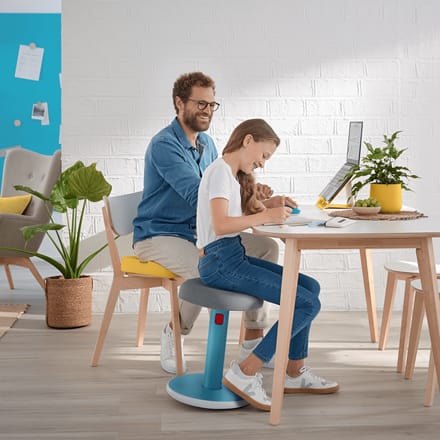 Stolica ergonomska Sit-Stand 2u1 Ergo Cosy Active Leitz 65180061 plava - Slika 12