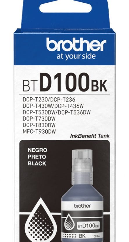 Alternative view of Tinta Brother BTD100BK Black original