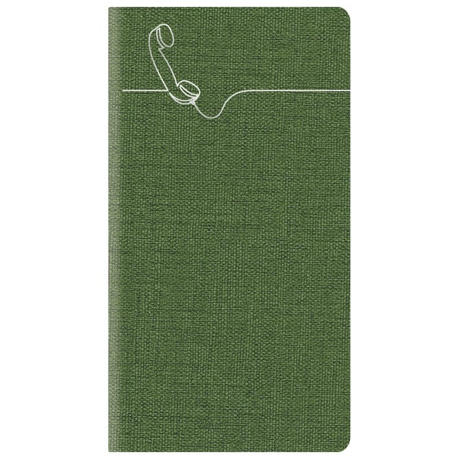 Adresar telefonski  70x150 mm A-Z Colere E50 zeleni