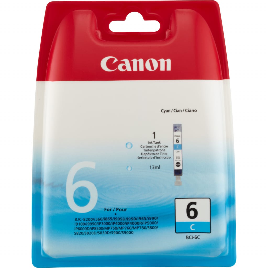 Tinta Canon BCI-6C Cyan