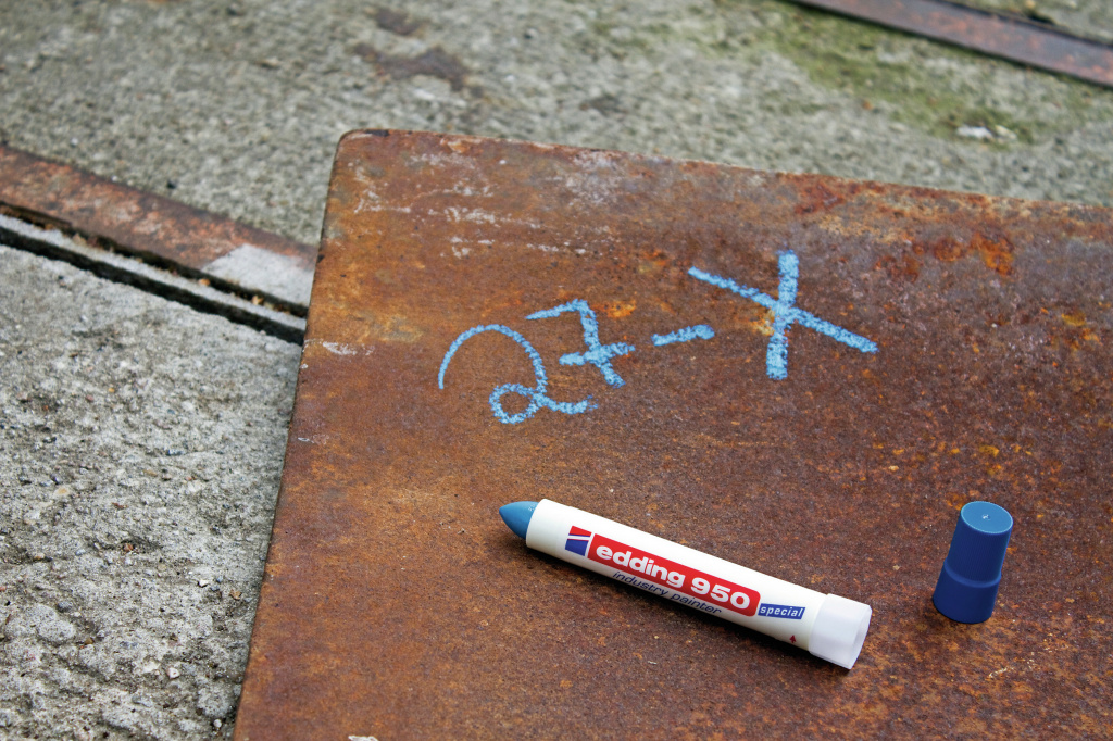 Marker industrijski painter permanentni 10 mm Edding 950 bijeli - Slika 11