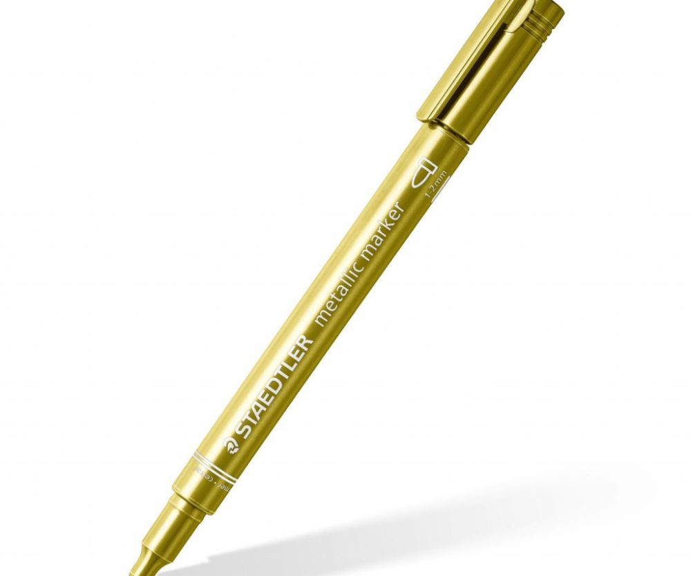Alternative view of Marker nepermanentni 1-2 mm Metallic pen Staedtler 8323-S BK2 sortirano blister