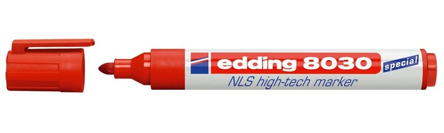 Marker permanentni NLS high-tech Edding 8030 crveni
