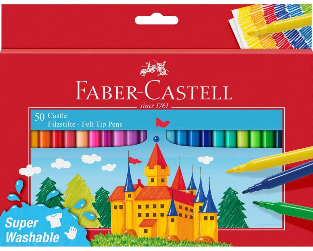 Flomaster školski 50boja Faber-Castell 554204 blister