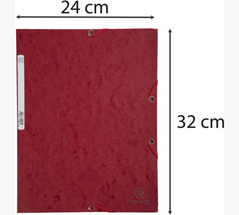 Alternative view of Fascikl klapna s gumicom chartreuse A4 Exacompta 55525E bordo