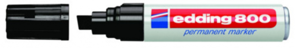 Marker permanentni 4-12 mm Edding 800 crni