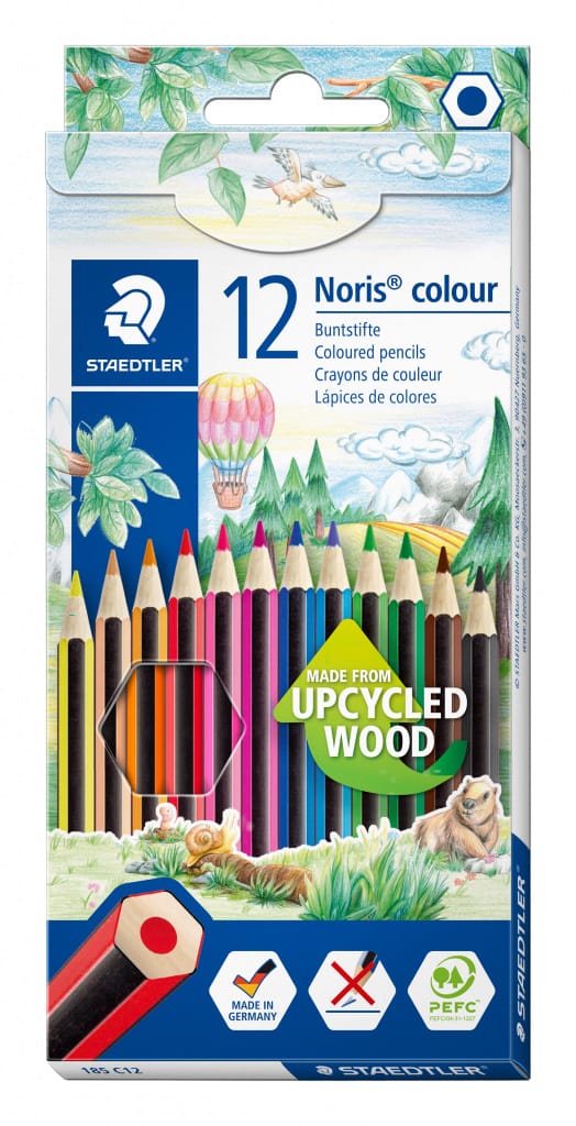 Boje drvene 12boja Noris colour Staedtler 185 C12 blister