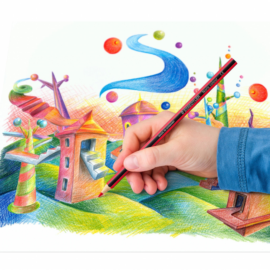 Boje drvene 24boje Noris colour Staedtler 185 C24 blister - Slika 4