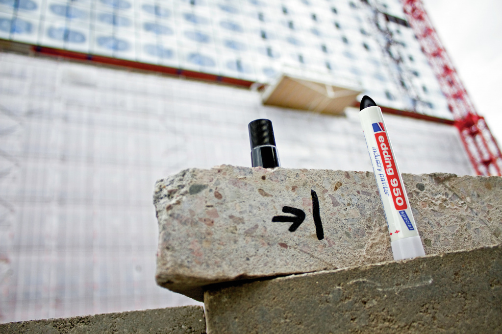 Marker industrijski painter permanentni 10 mm Edding 950 bijeli - Slika 10