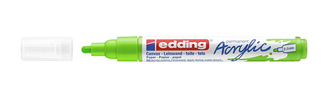 Marker akrilni 2-3 mm Edding 5100927 žuto zeleni