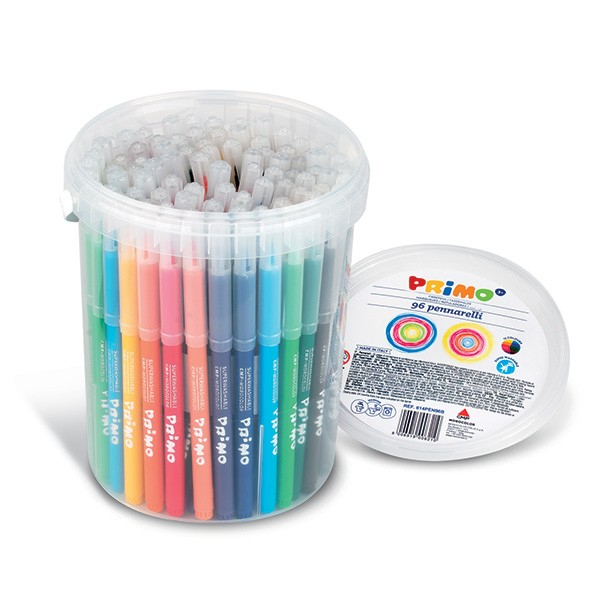 Flomaster školski  96boja (12bojax8kom) u pp kantici Primo 614PEN96B