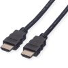 Roline VALUE Ultra HD 8K HDMI v2.1 kabel sa mrežom, M/M, crni, 0.5m