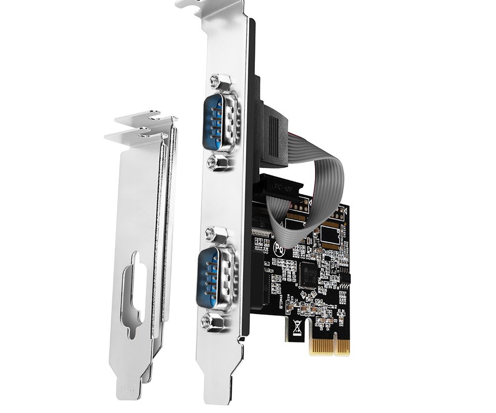 AXAGON PCEA-S2N PCI-Express Adapter 2x Serial Port+LP limić