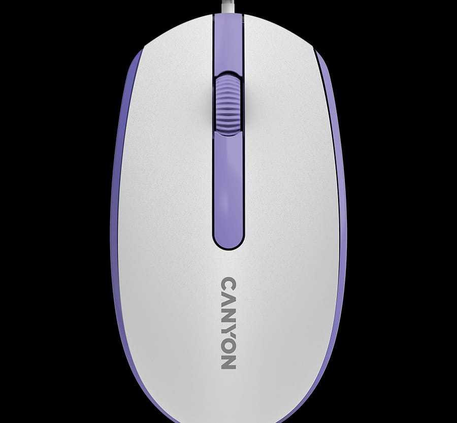 CANYON mouse M-10 Wired White Lavender