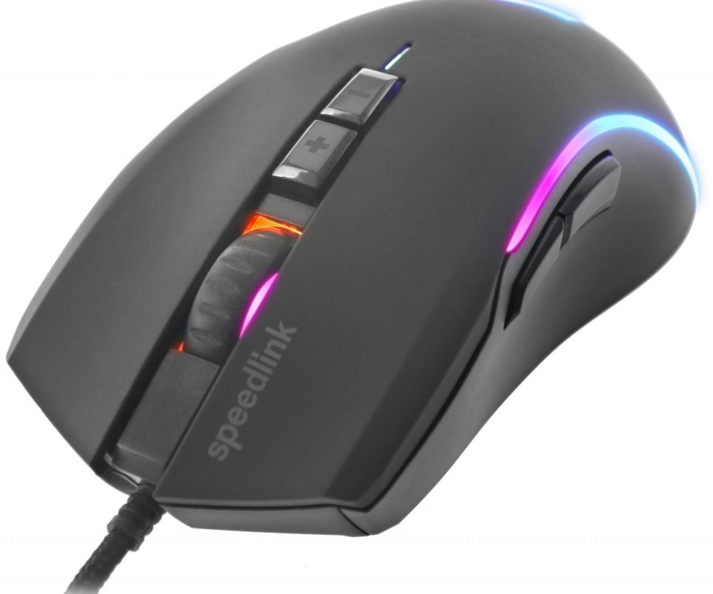 Alternative view of SpeedLink Zavos 6400DPI gumirani miš crni