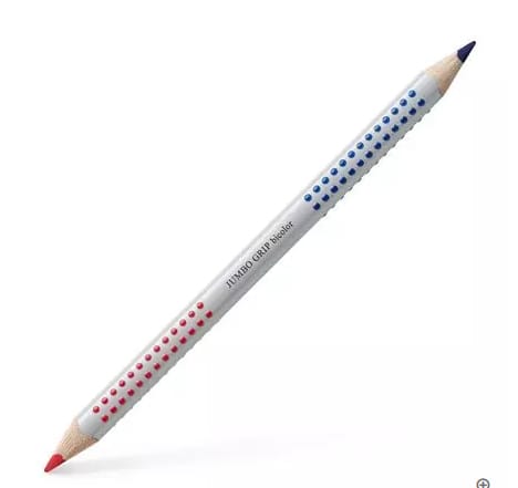 Boje drvene jumbo Grip Faber-Castell 110910 crvena/plava