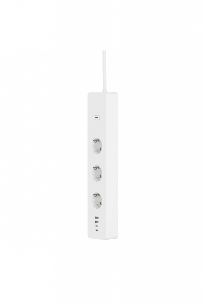 WOOX WiFi Smart multi-utičnica, 3×strujna utičnica, 2×USB-A, 2×USB-C punjač, WooxHome app, glasovna kontrola - Alexa & Google Assistant, 1.5m (R6132) - Slika 2