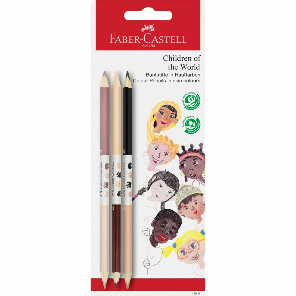 Boje drvene 6boja trokutaste obostrane pk3 Faber-Castell 116511 blister!!