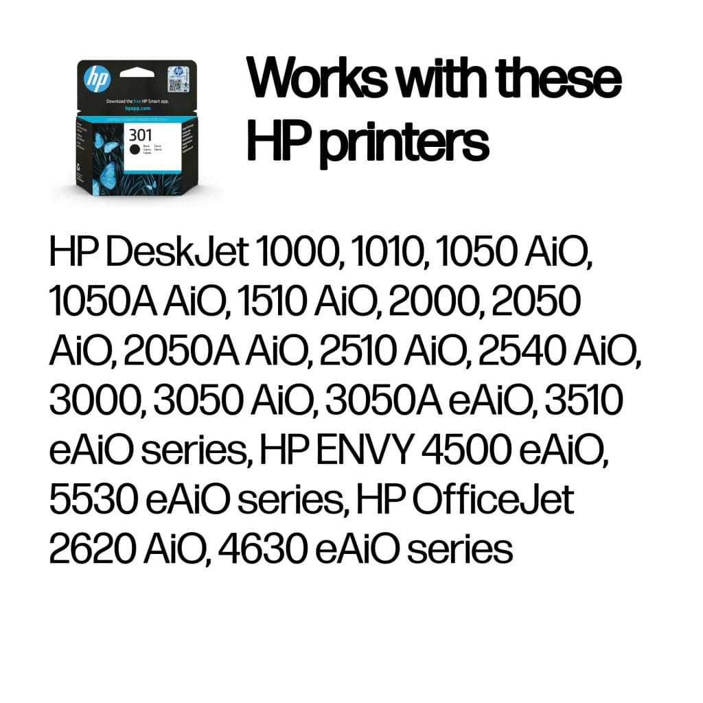 Tinta HP No.301 Black CH561EE - Slika 3