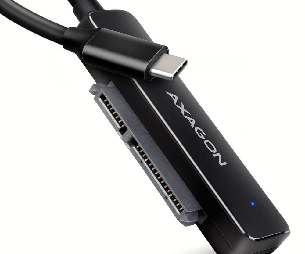 HDD DOD Ladica 2.5" SATA -> USB3.2, Black, ADSA-FP2C, AXA